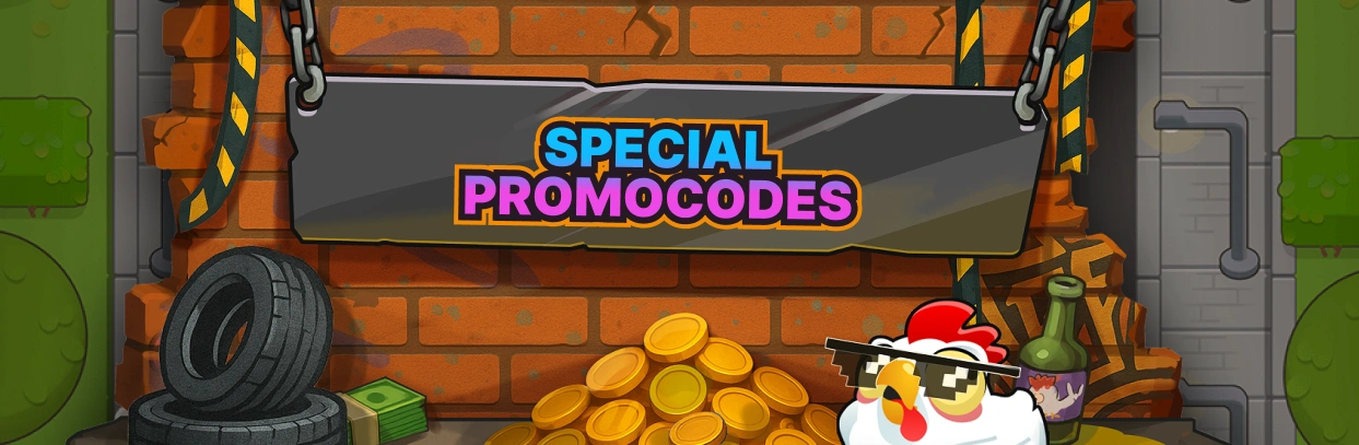 Obraz z kodami promocyjnymi Chicken Royal.